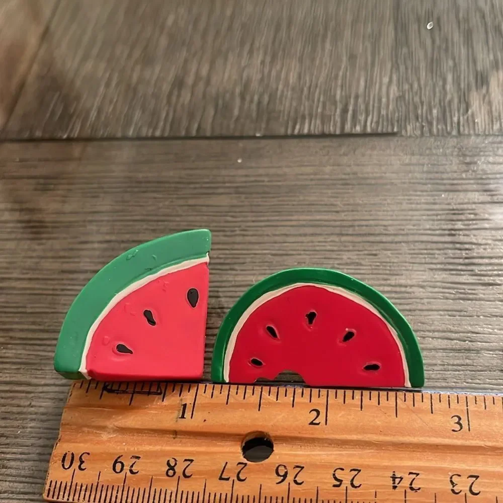 Vintage 1980’s Resign Watermelon Fruit Pins